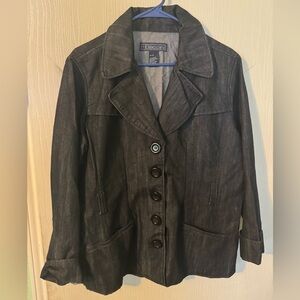 Ladies Fashion Stretch Denim Jacket